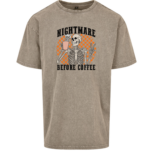 Nightmare before Coffee Graphic women's T-shirt