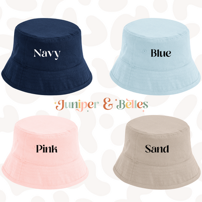 Kids Personalised Bucket Hat