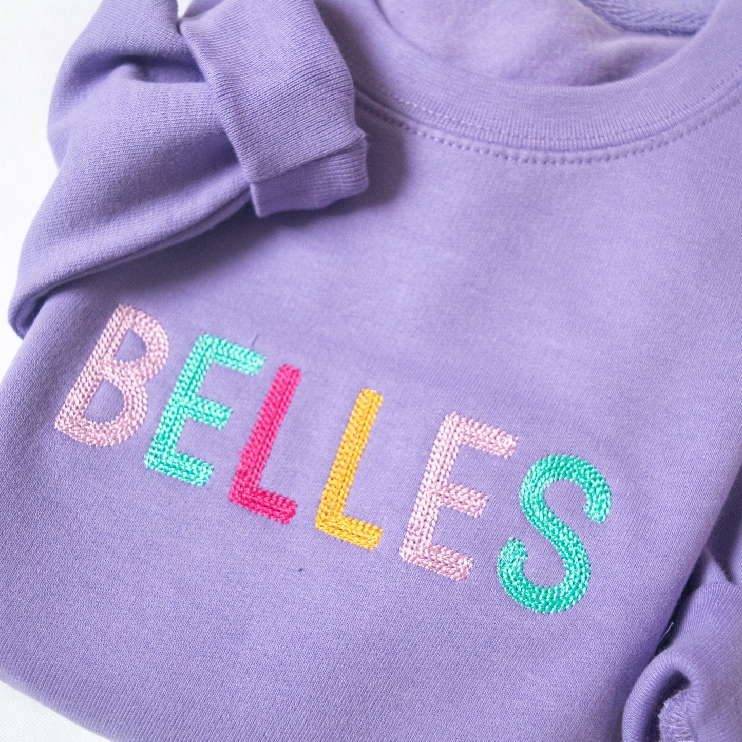 Embroidered Kids' Sweater CHAIN FONT