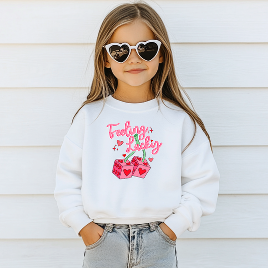 Feeling Lucky Girls Sweater