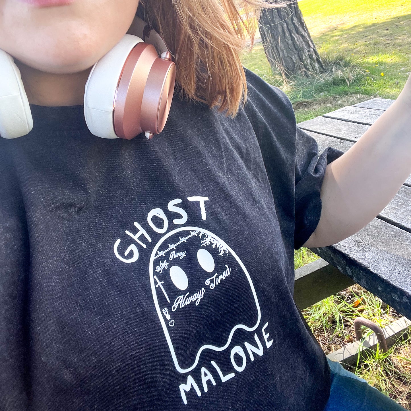 Ghost Malone adult halloween OVERSIZED