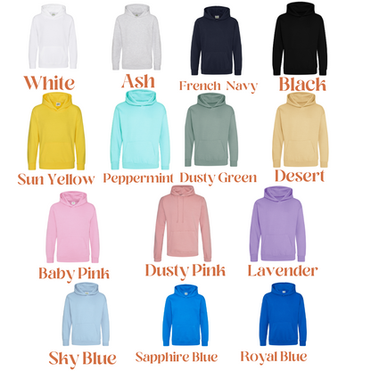 Personalised Initial Hoodie - choose your fabric!