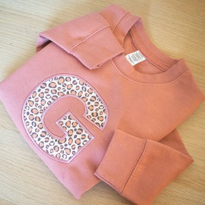 Soft Leopard print embroidered Jumper