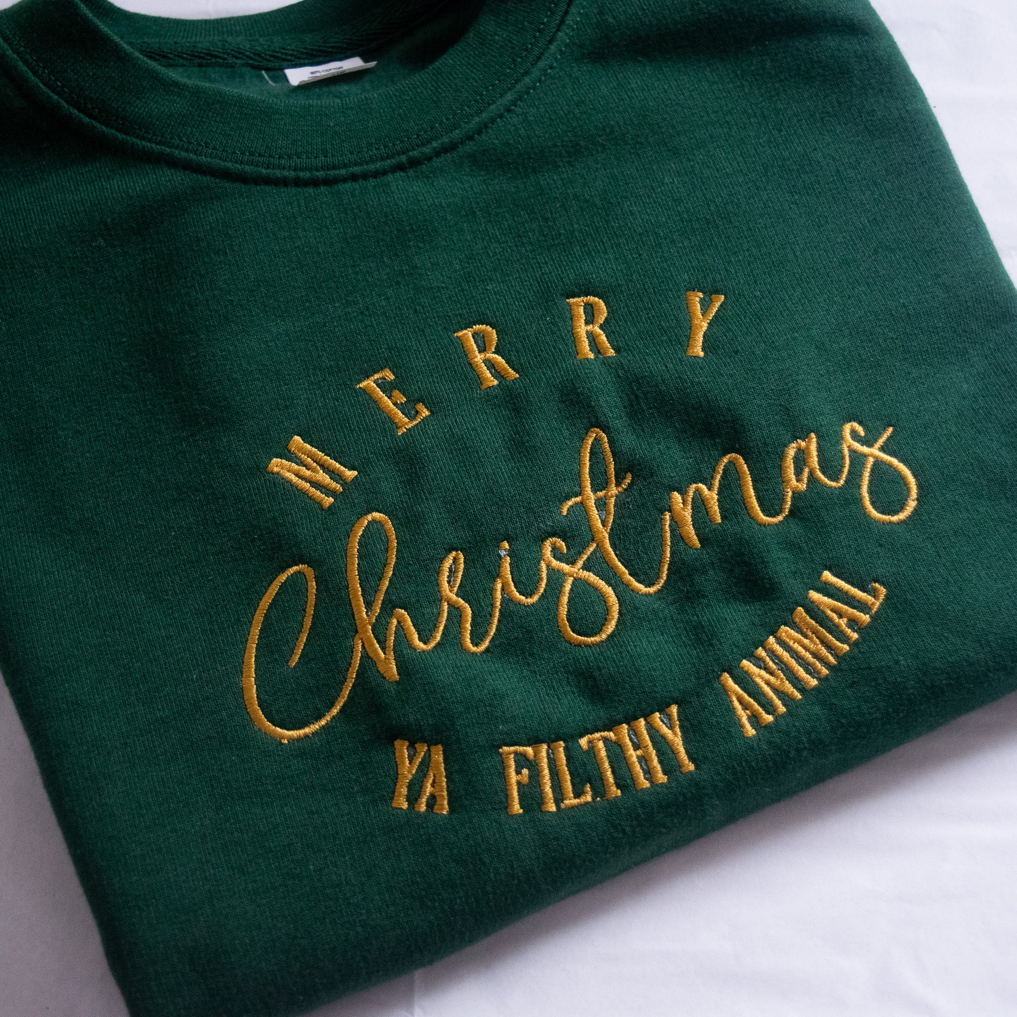 Children's merry christmas ya filthy animal jumper sale