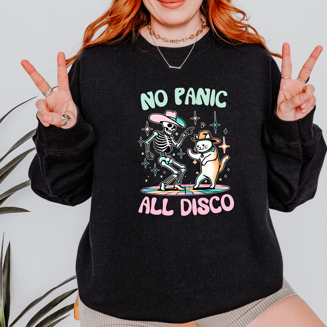 No panic all disco adult unisex printed sweater