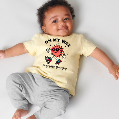 on my way to brighten your day infant graphic t-shirt